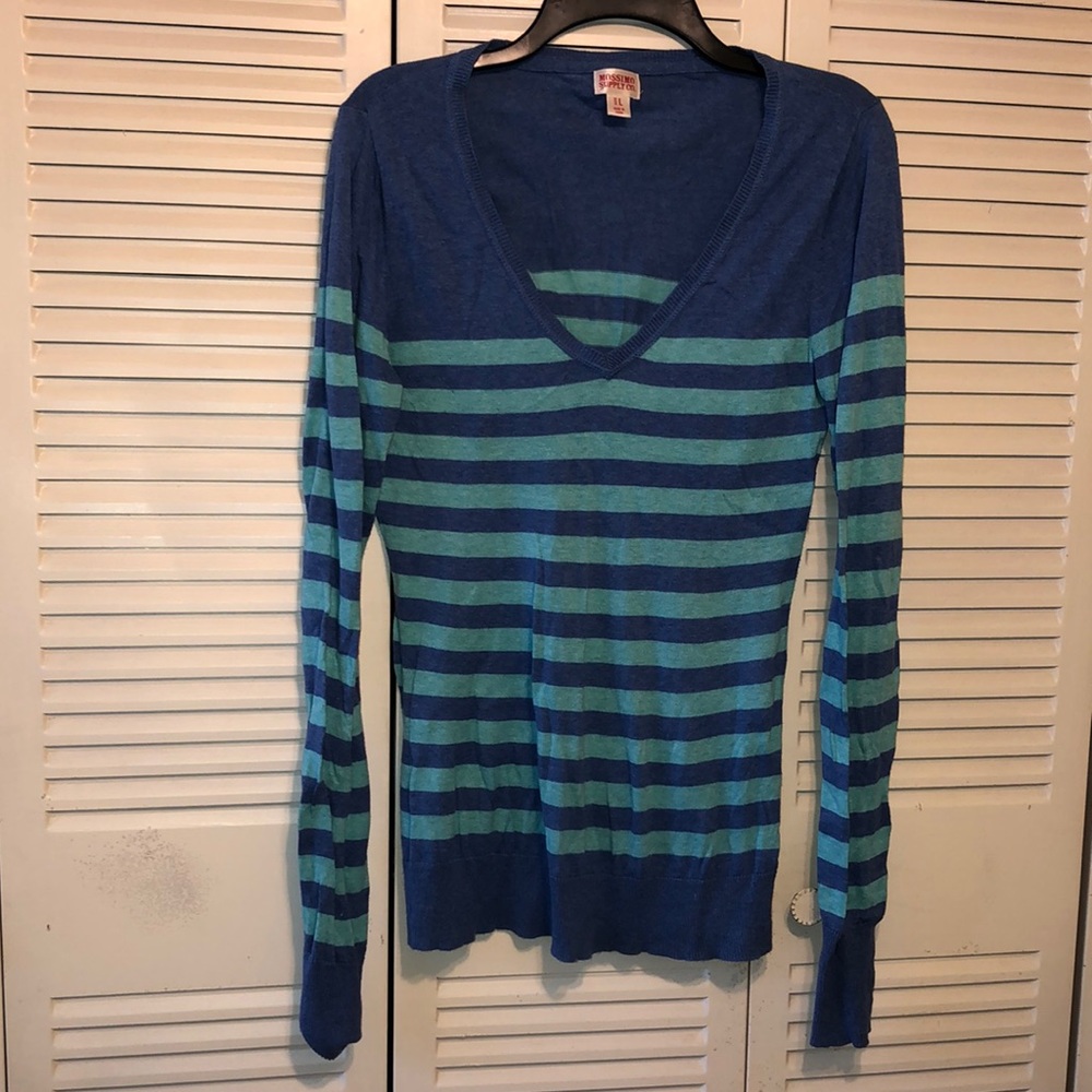 Mission Supply CO. Long Sleeve Striped Shirt